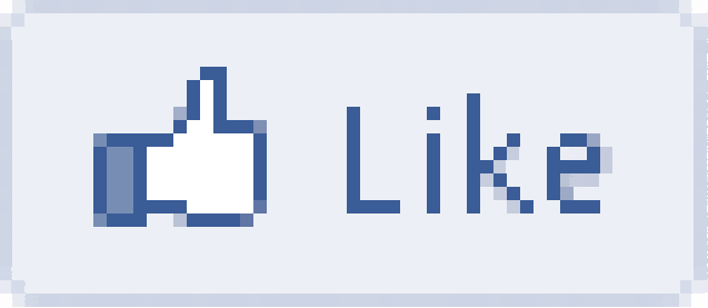 facebook like button icon. facebook like button icon