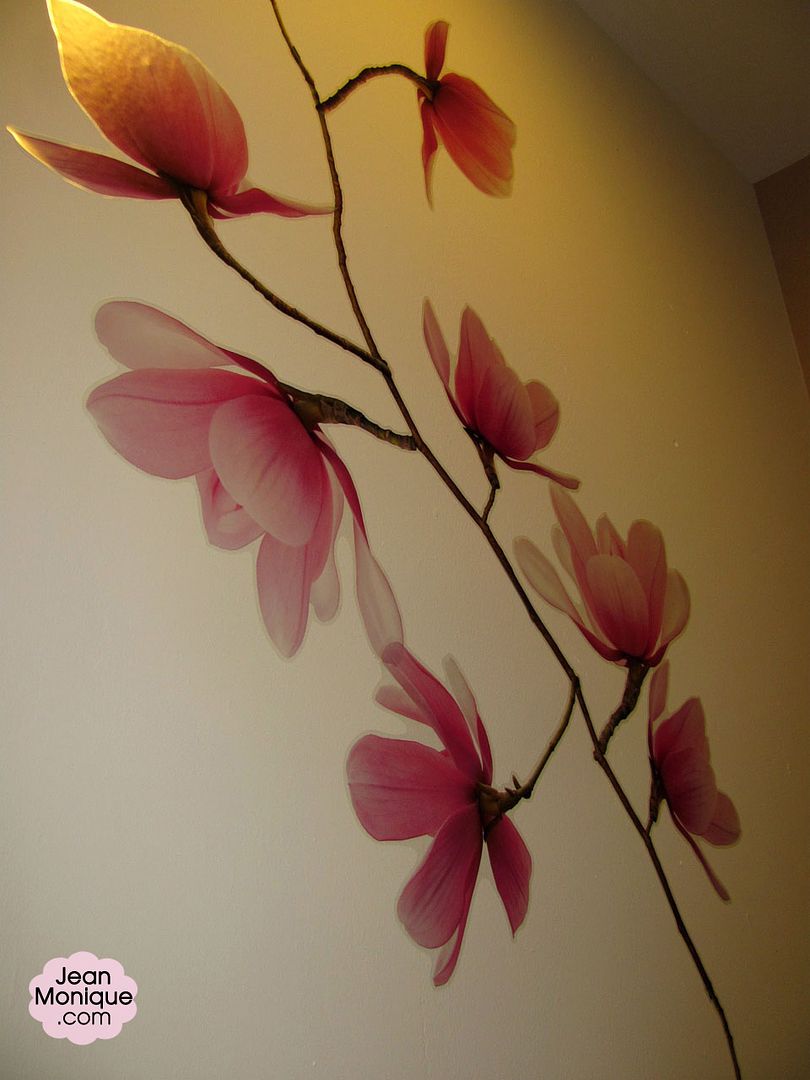 One wall of the consultation room was designed with this flower.