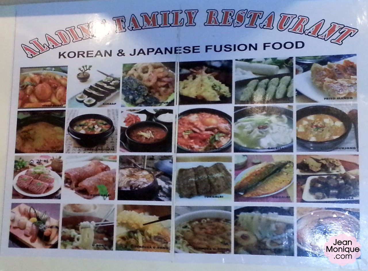 Aladin Family Restaurant (Korean & Japanese Fusion Food)