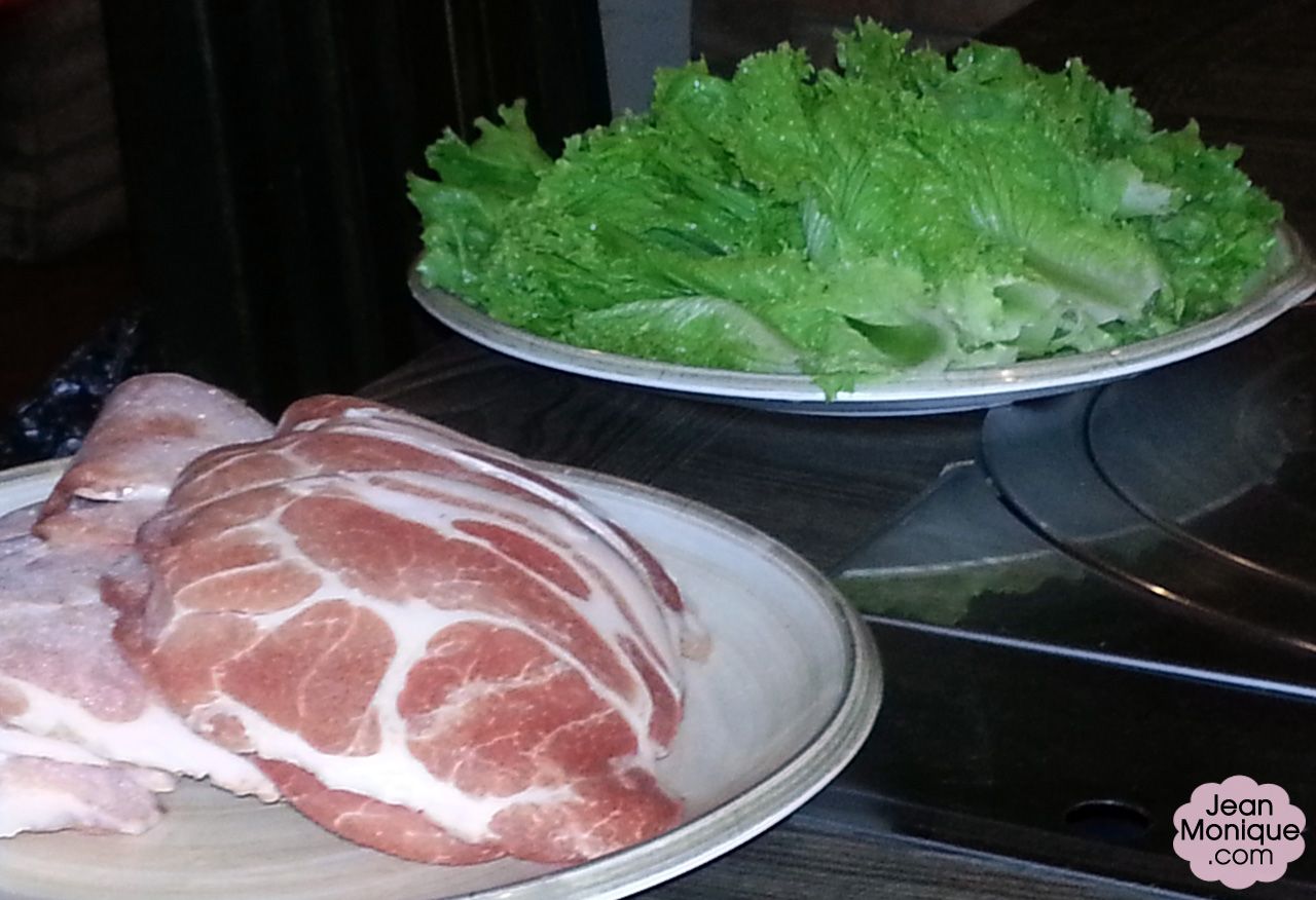 Pork Strips with Lettuce