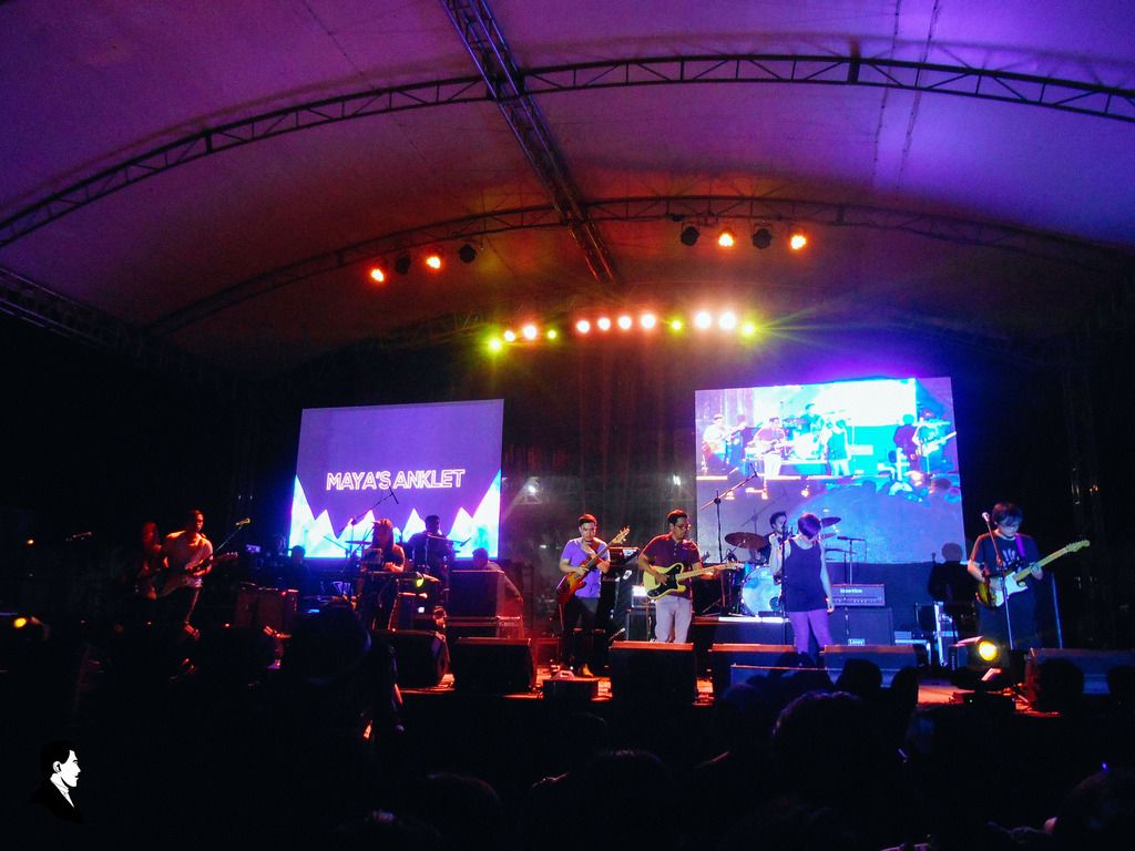 The band Maya’s Anklet performing on the second night of the UP Fair 2016, titled Overdrive, held by the UP Geodetic Engineering Club and the Tau Alpha Fraternity. Photo by Paul Gumagay.