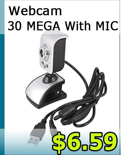 Camera  Desktop on Usb 30 0m 6 Led Webcam Web Cam Camera Mic Pc Computer