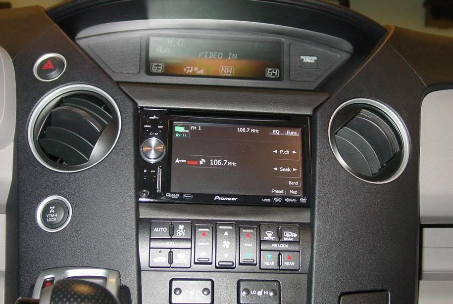 2004 Honda pilot aftermarket stereo #4