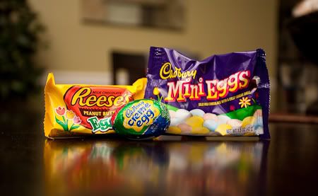 cadbury mini eggs. Anyways, Mini Cadbury Eggs are