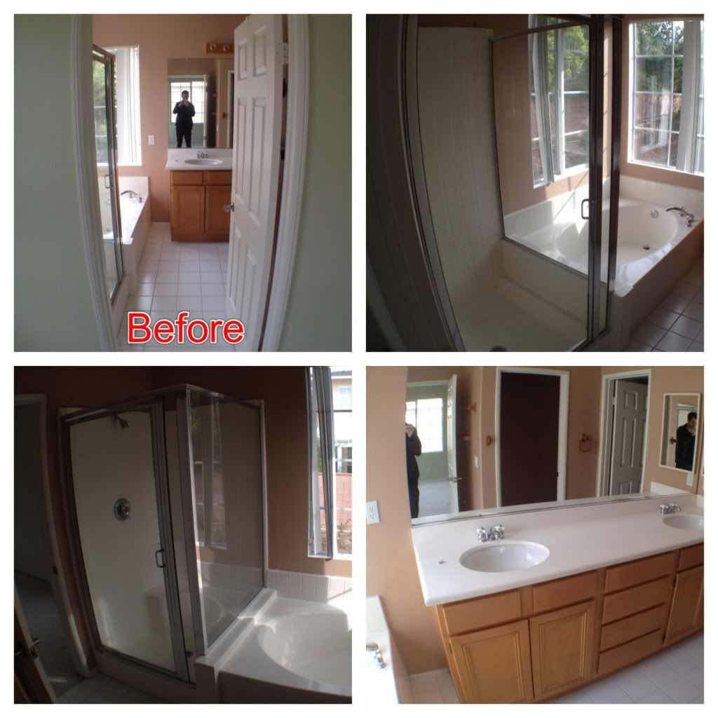 Master Bathroom Before