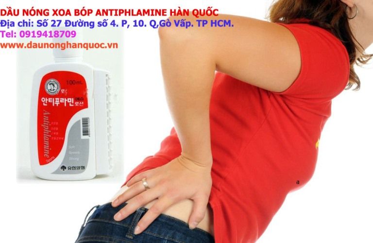 DẦU NÓNG XOA BÓP HÀN QUỐC ANTIPHLAMINE . Giá rẻ nhất Việt Nam - 3