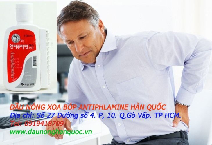DẦU NÓNG XOA BÓP HÀN QUỐC ANTIPHLAMINE . Giá rẻ nhất Việt Nam - 5