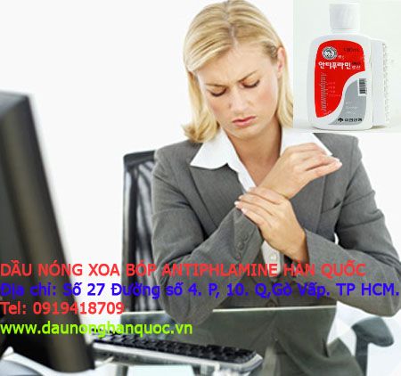 DẦU NÓNG XOA BÓP HÀN QUỐC ANTIPHLAMINE . Giá rẻ nhất Việt Nam - 1