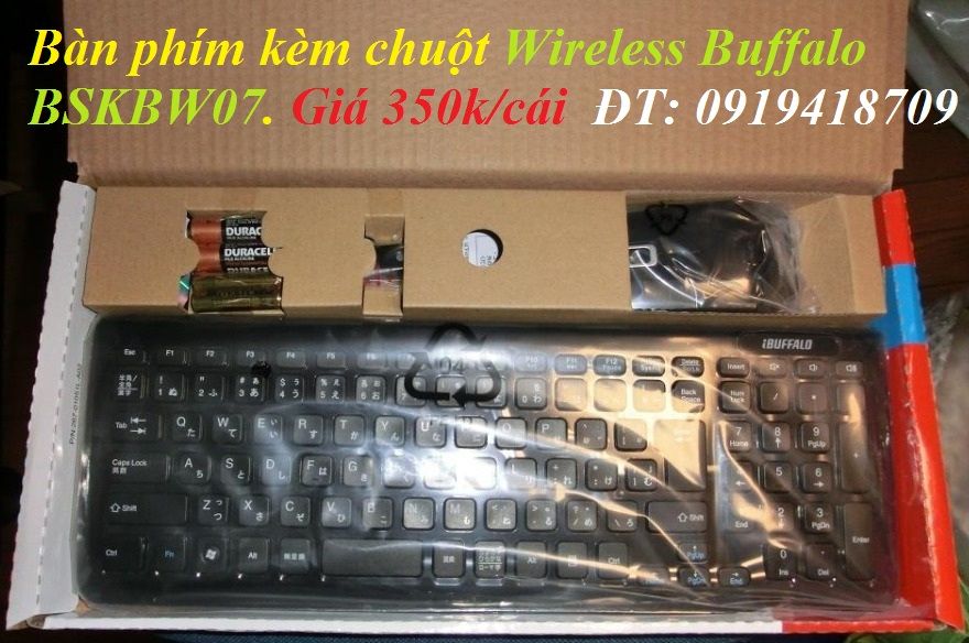 Bán chuột Buffalo Wireless SRMB01 (Hàng Nhật). Giá 199k/con. - 1