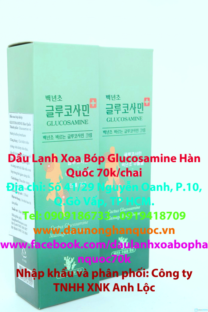 Dầu Nóng Antiphlamine + Dầu Lạnh Glucosamine Hàn Quốc. 0909186733. worldmarket.vn - 9
