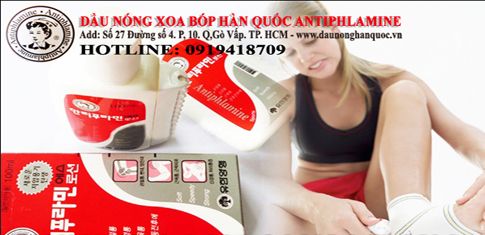 DẦU NÓNG XOA BÓP HÀN QUỐC ANTIPHLAMINE . Giá rẻ nhất Việt Nam