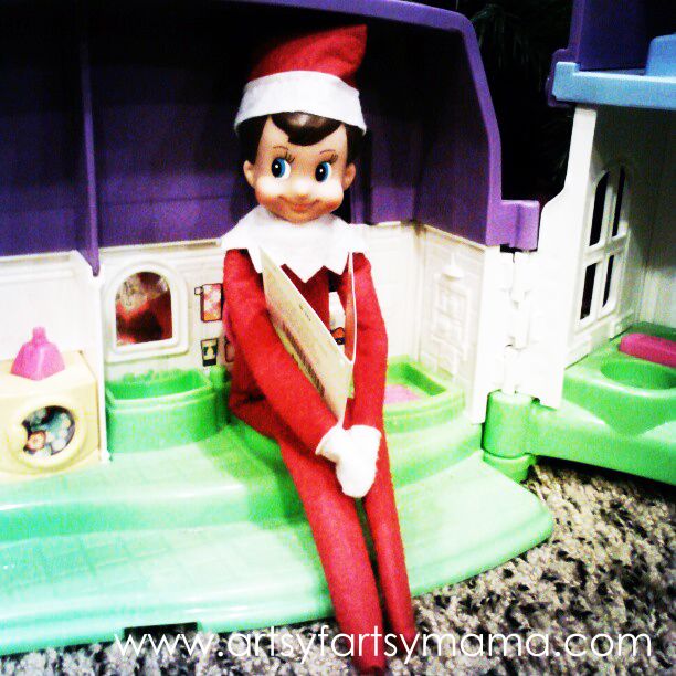 27 Easy Elf on the Shelf Ideas at artsyfartsymama.com #ElfontheShelf #Christmas