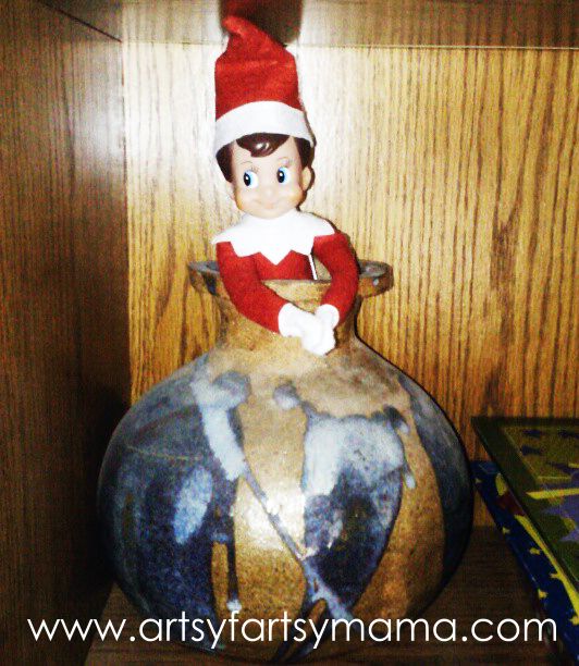 27 Easy Elf on the Shelf Ideas at artsyfartsymama.com #ElfontheShelf #Christmas