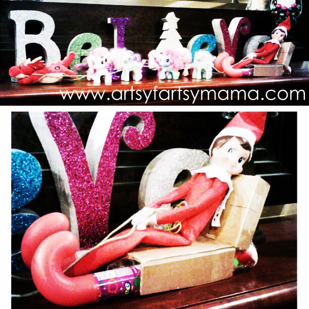 27 Easy Elf on the Shelf Ideas at artsyfartsymama.com #ElfontheShelf #Christmas