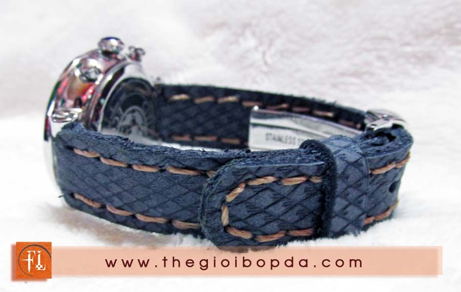 Thegioibopda-Ví da handmade nam nữ-dây da đồng hồ. Da thật 100%,đặt hàng theo yêu cầu - 3