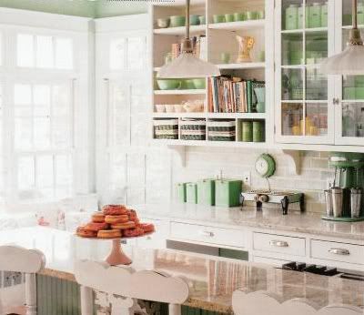  Country Kitchen  on With A White  Retro Or French Country Style Kitchen