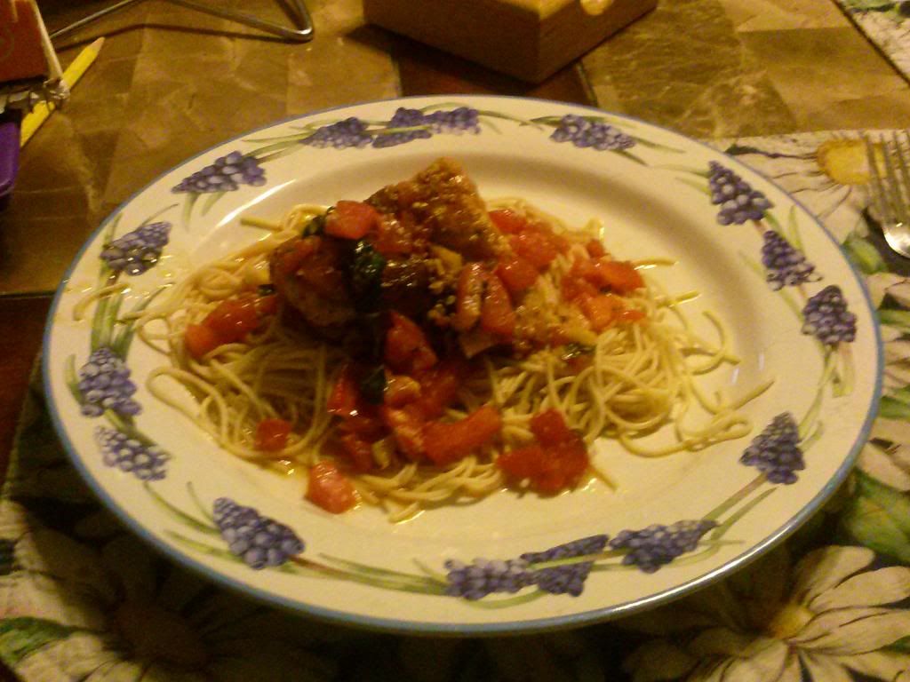 Garlic and Basil Chicken kingdomacademyhomeschool