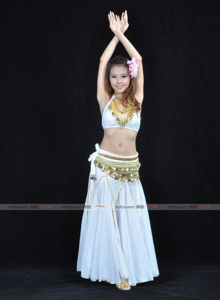 9 color New Fishtail Chiffon Long Skirt Belly Dance Costume Dancewear