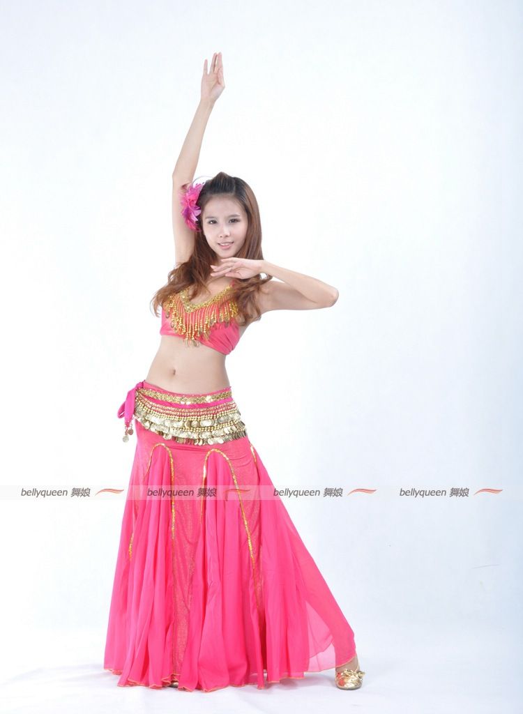 9 color New Fishtail Chiffon Long Skirt Belly Dance Costume Dancewear