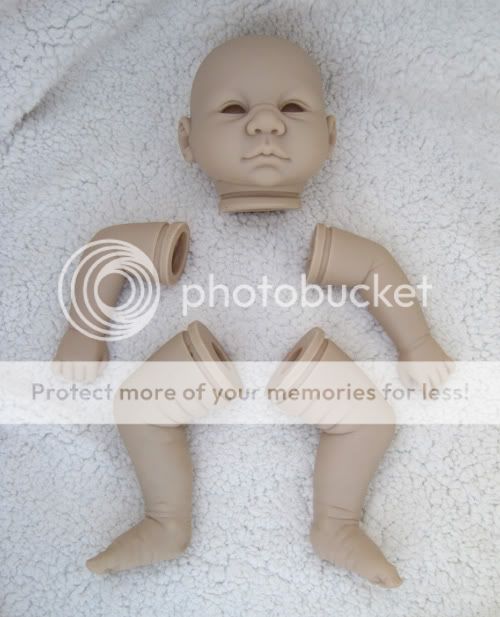 Lifelike reborn doll kits vinyl baby kit  DK 6  