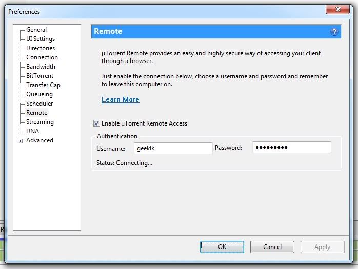 private internet access proxy utorrent