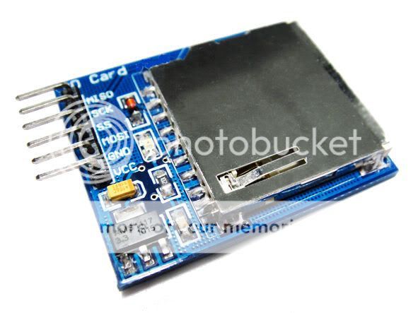 Arduino SD read write memory module Mass Storage card