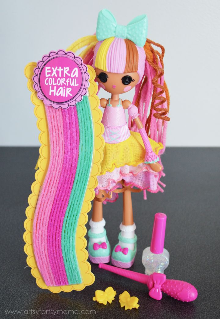 Lalaloopsy Girls Crazy Hair Scoops Waffle Cone Doll at artsyfartsymama.com #CrazyHairDay